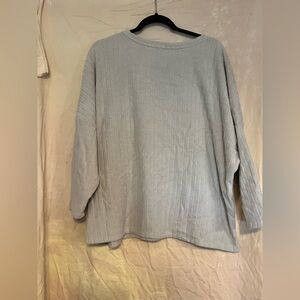 Old Navy Taupe Ribbed Knit Top